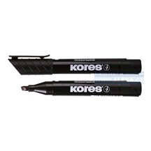 Popisovač permanentní Kores K-marker 3-5mm černý