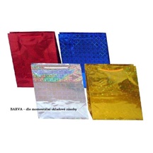 Dárková taška LASER - velká - 26x13x32 cm  Mix barev