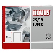 Spony do sešívačky 23/15  1000ks Novus Super