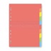 Rozřaďovač A4 2x5 listů barevný papírový karton Hit Office
