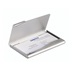 Pouzdro na vizitky BUSINESS CARD BOX Durable 2415 stříbrný hliník