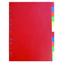 Rozřaďovač A4 2x6 listů barevný plast