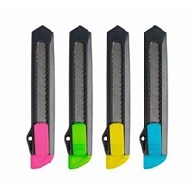 Nůž ulamovací Kores  KC 18 mm, plast, mix 4 neonových barerv